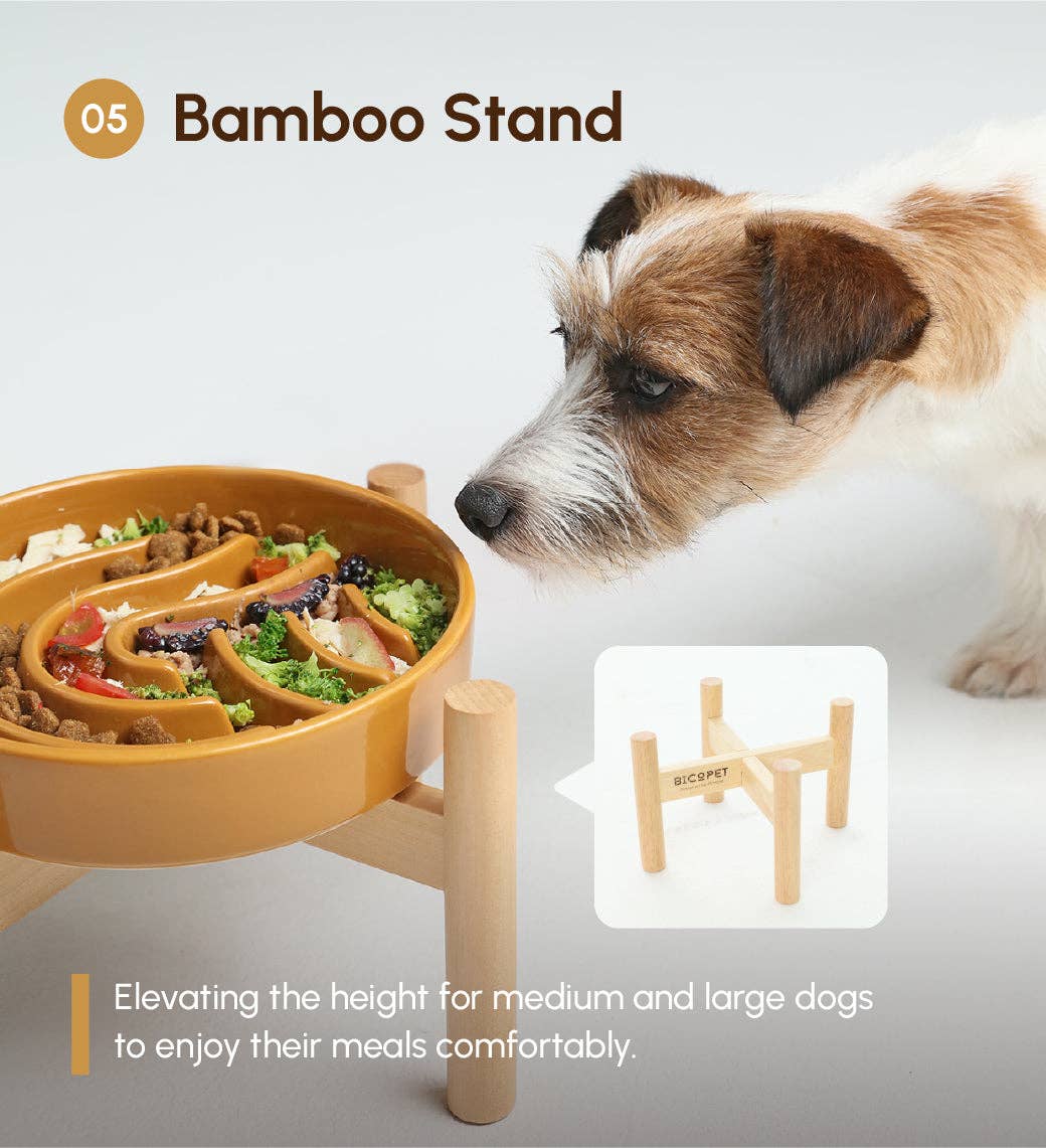 Slow Feeder Dog Bowl (Wave)