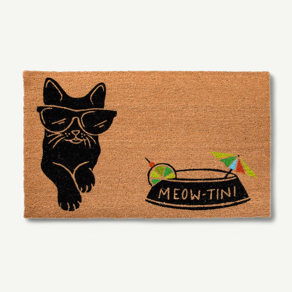 meowtini convertible entrance doormat