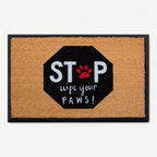 wipe your paws! convertible entrance doormat
