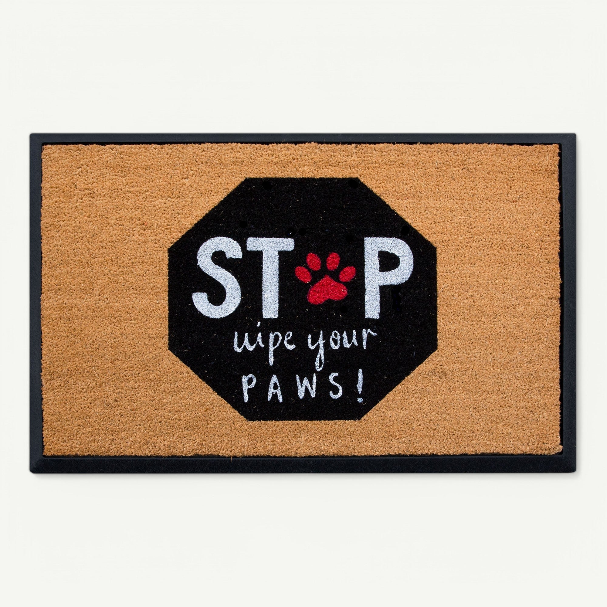 wipe your paws! convertible entrance doormat