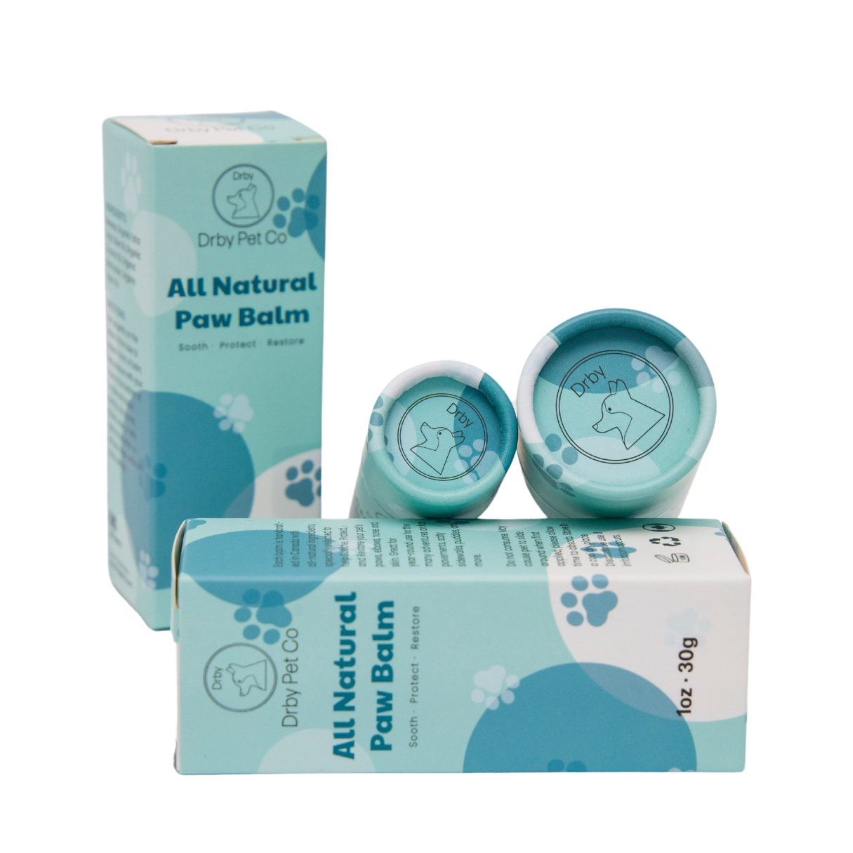 Drby All Natural Paw Balm – 1oz & 2oz