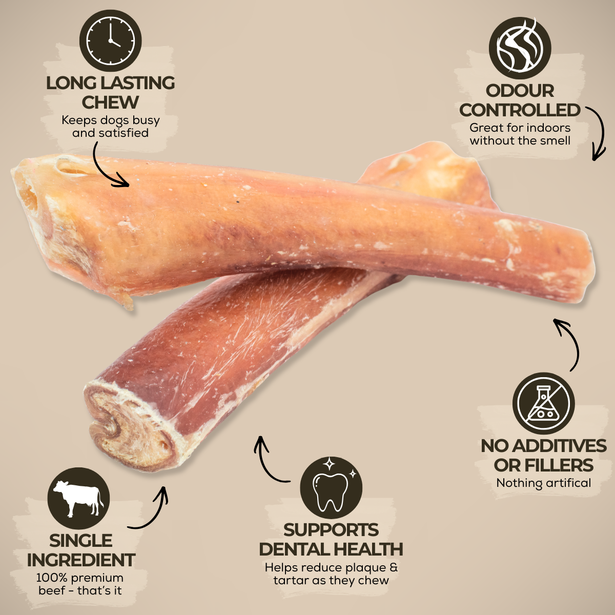 Bully Bunches 6 Inch Monster Bully Stick