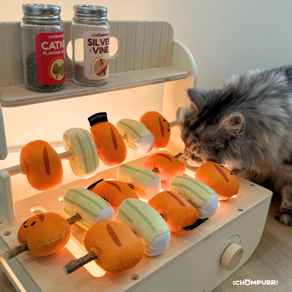 Chompurr Catbab Catnip Plush Cat Toy