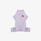 JamJam Stripe All-In-One Dog Jumpsuit – Black