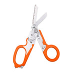 6-in-1 Foldable Trauma Shears Multi-Tool with Sheath & Belt Clip
