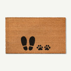 foot + paw convertible entrance doormat