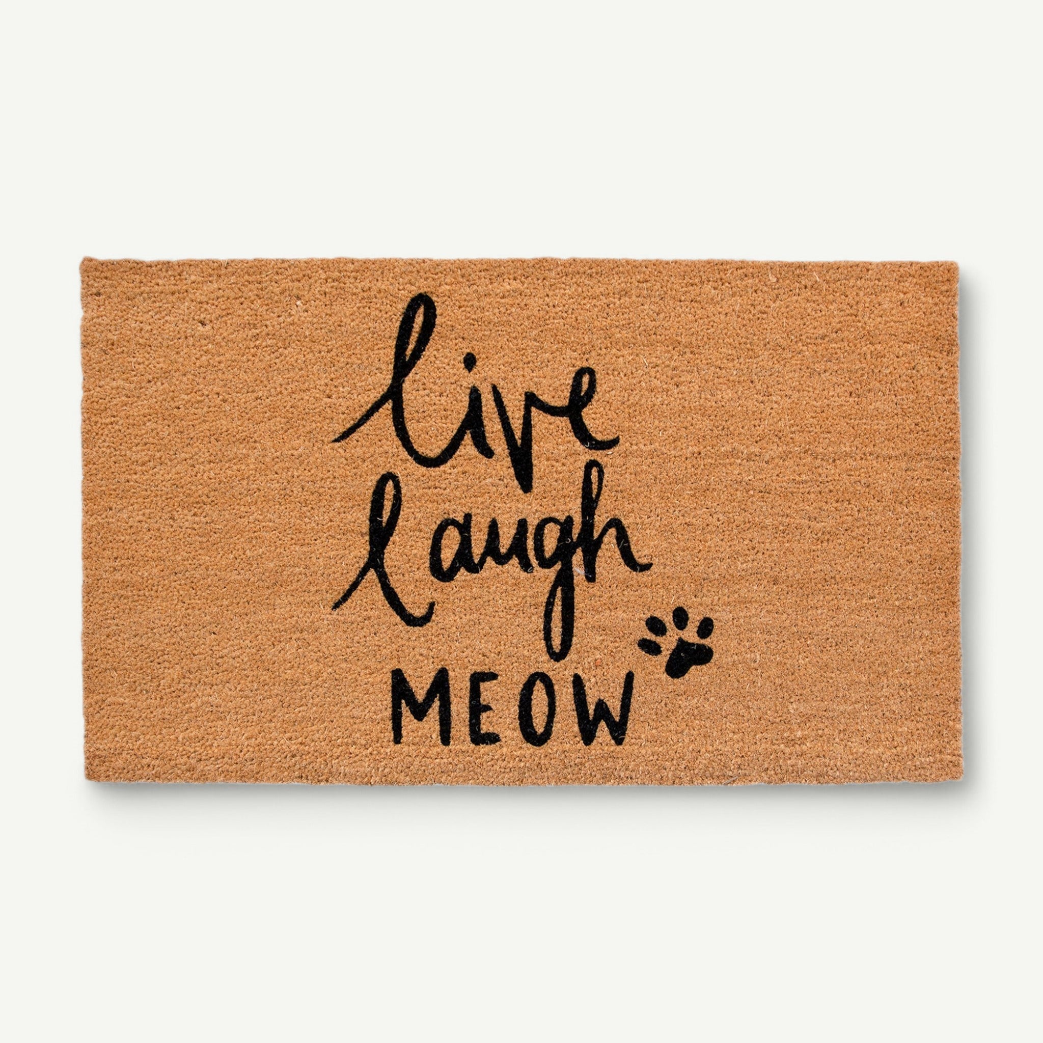 live laugh meow convertible entrance doormat