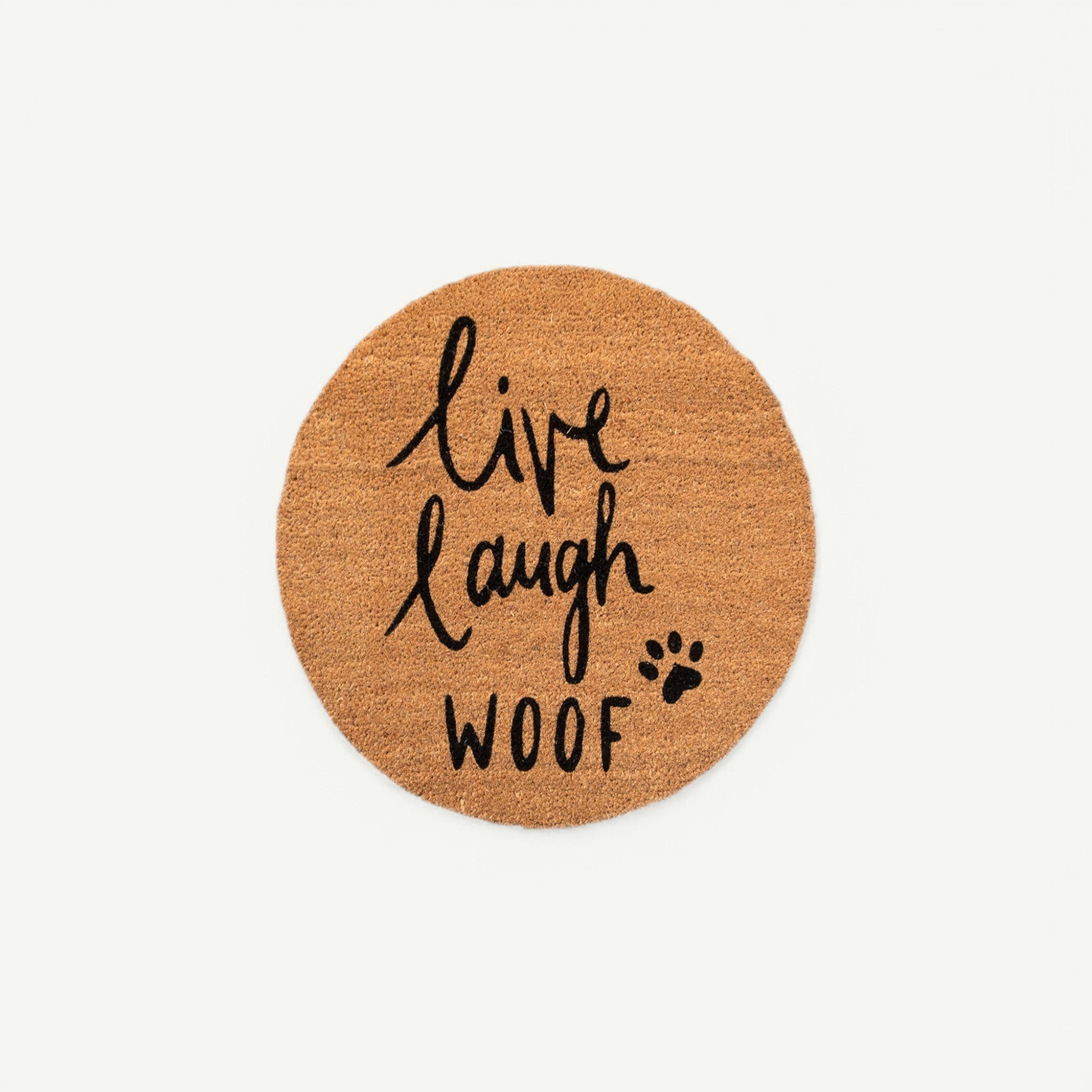 live laugh woof convertible entrance doormat