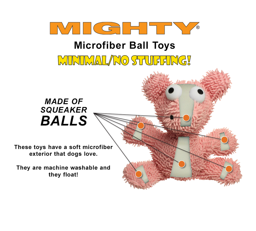 Mighty Jr Microfiber Ball Rabbit