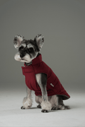 Reversible Dog Vest Jacket – Red & Brown