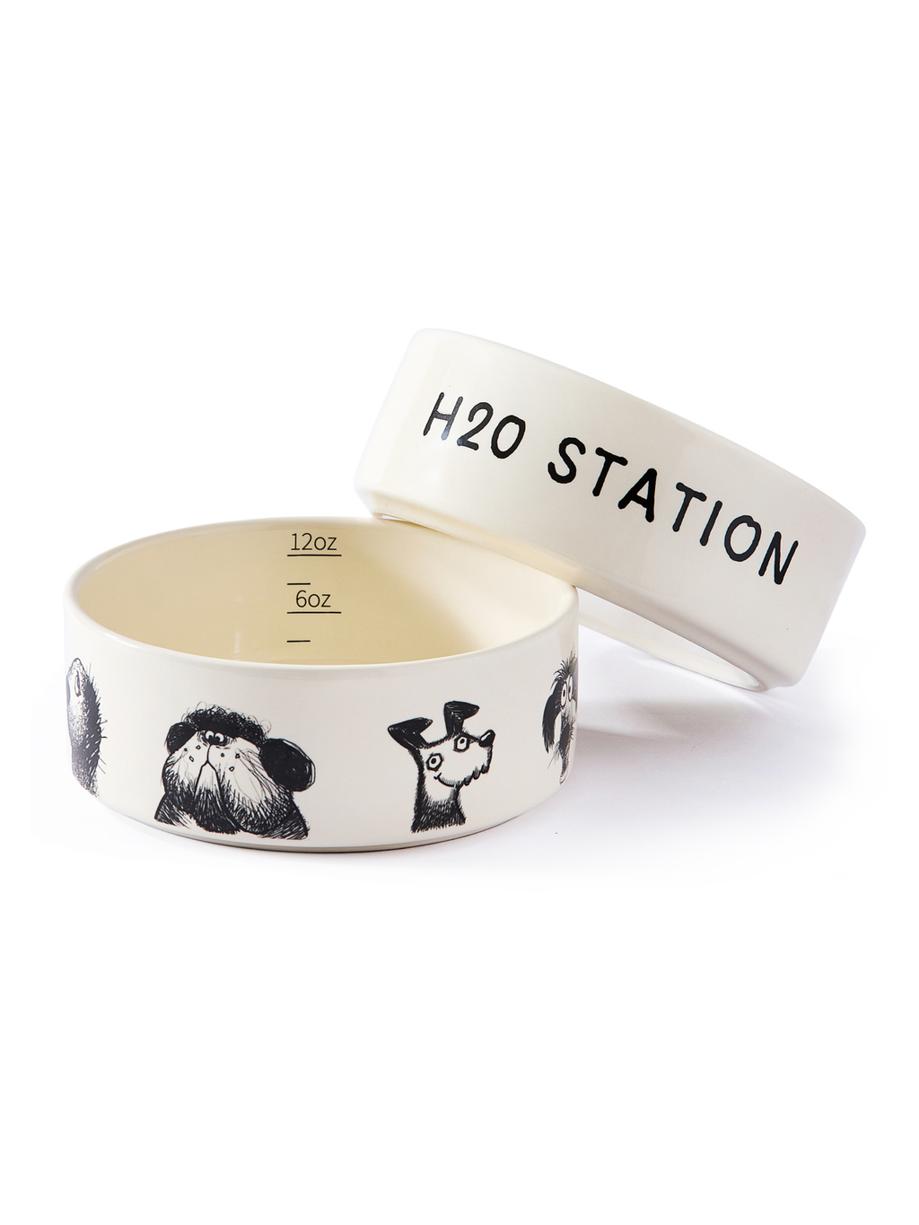 Ceramic Pet Bowl – Set of 2