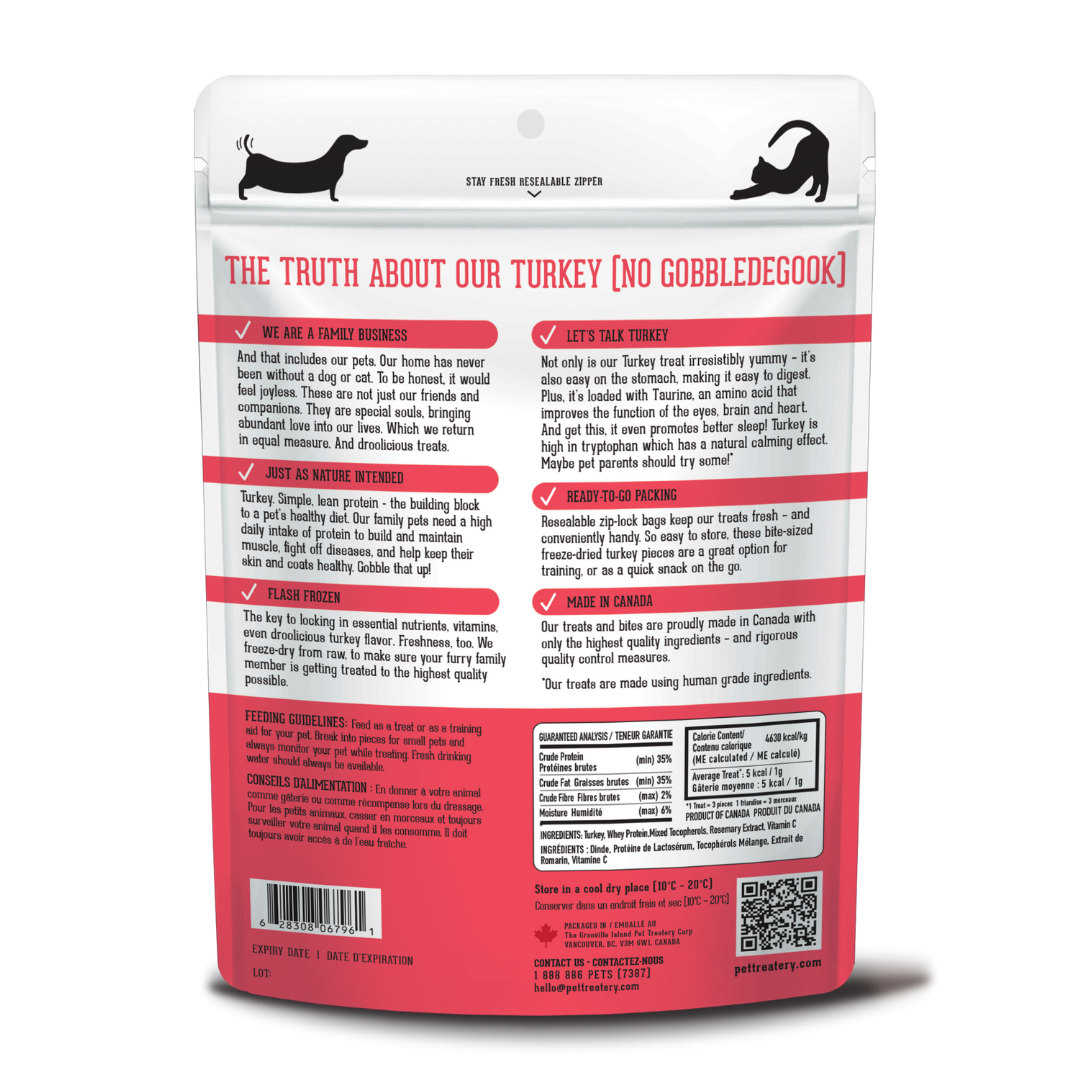 Turkey Freeze-Dried Pet Treats: High-Protein & Nutritious