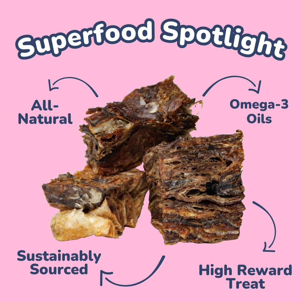 Single-Ingredient Cod Skin Cube Dog Treats