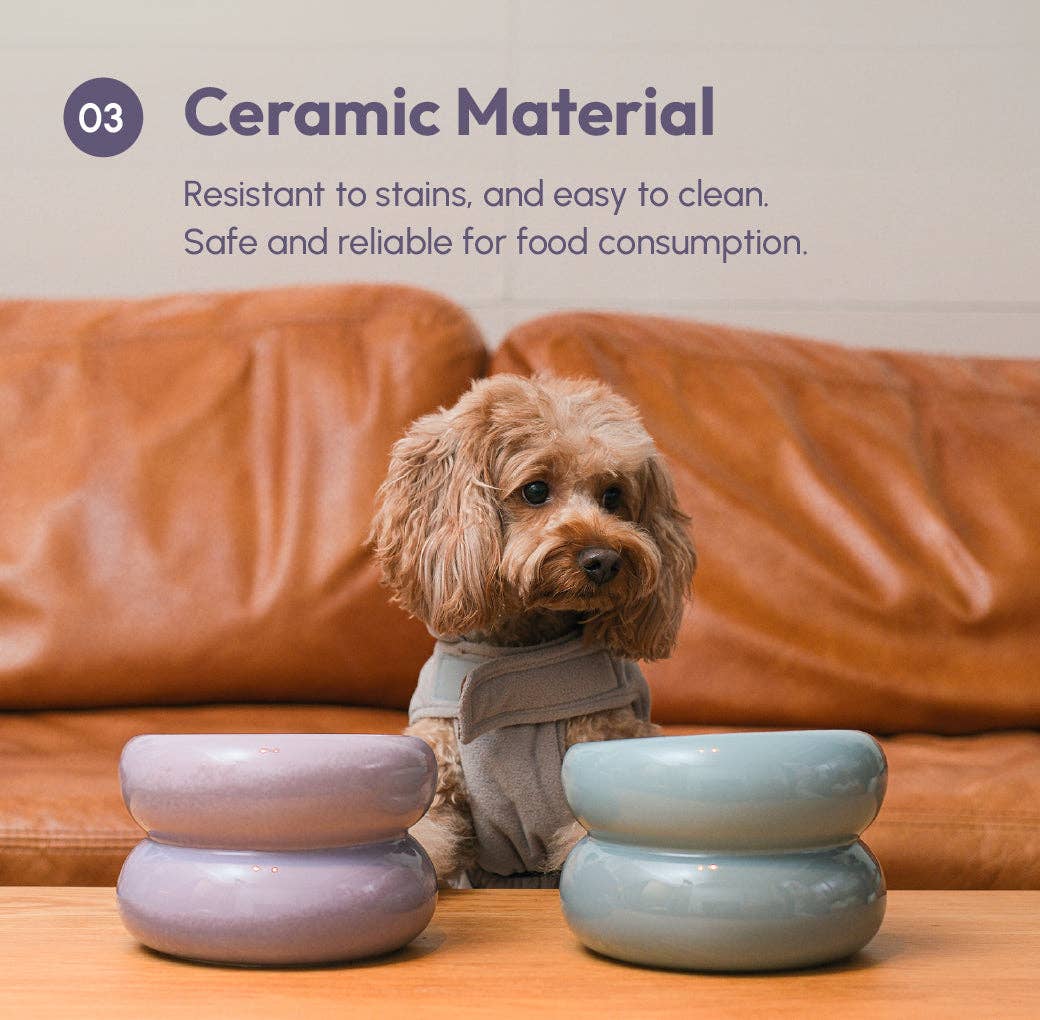 PEHOM Soufflé Pet Bowl –  - Purple