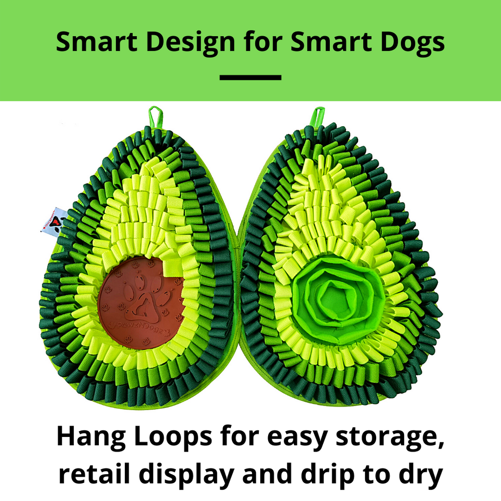 PawzNDogz Delicious Avocado™ AntiBite Snuffle Mat