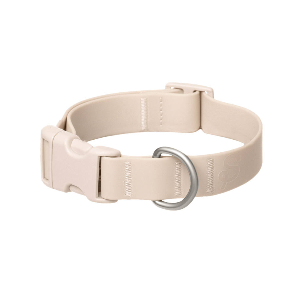 Waterproof & Adjustable Dog Collar - Oat