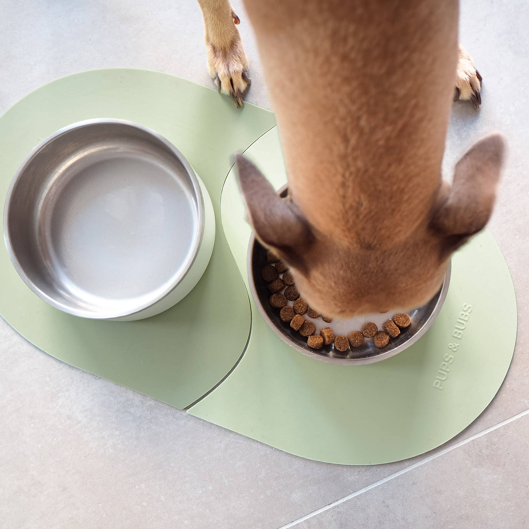Puzzle Placemat – Wave-Shaped Silicone Dog Bowl Mat