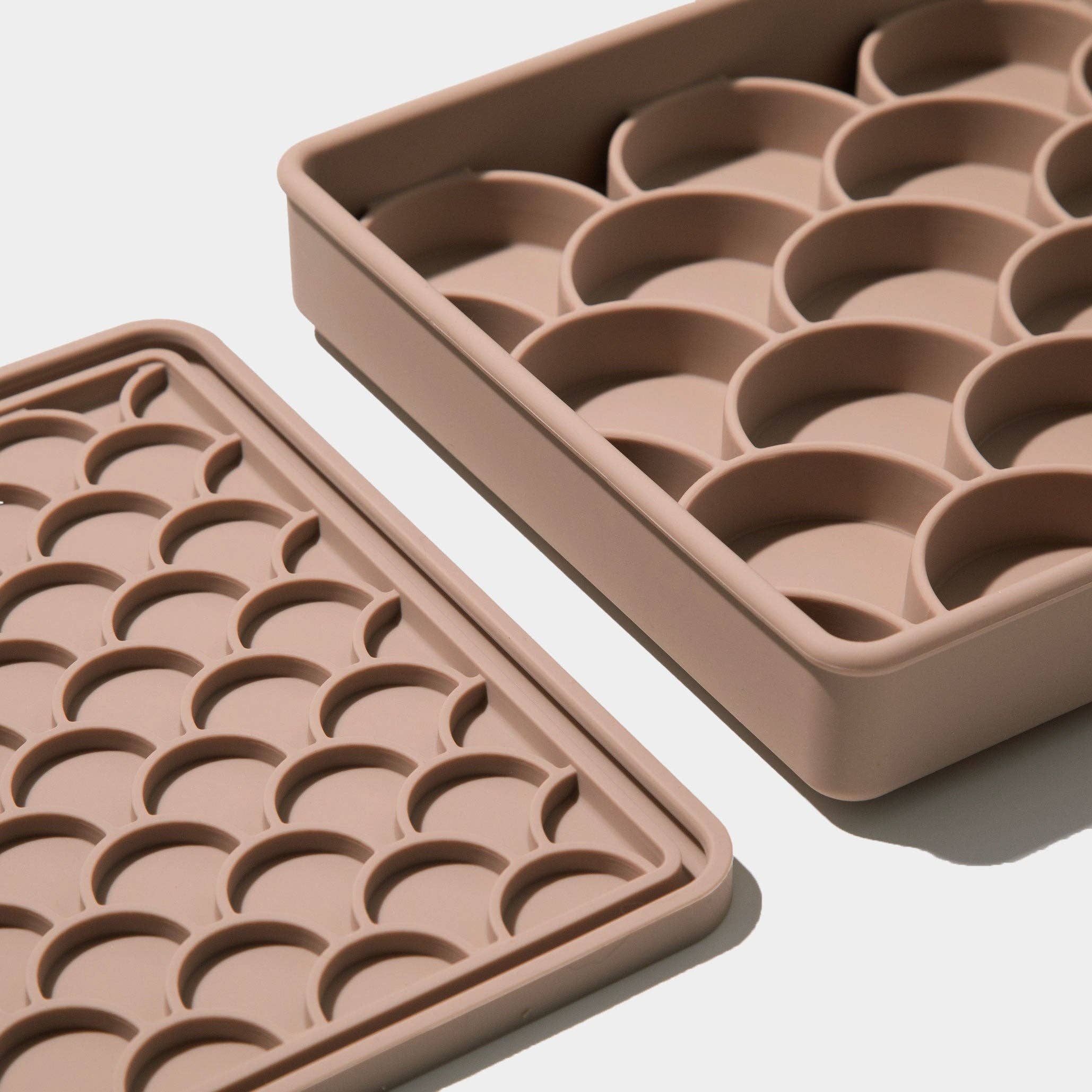 3-in-1 fish scale slow feeder bowl - fig