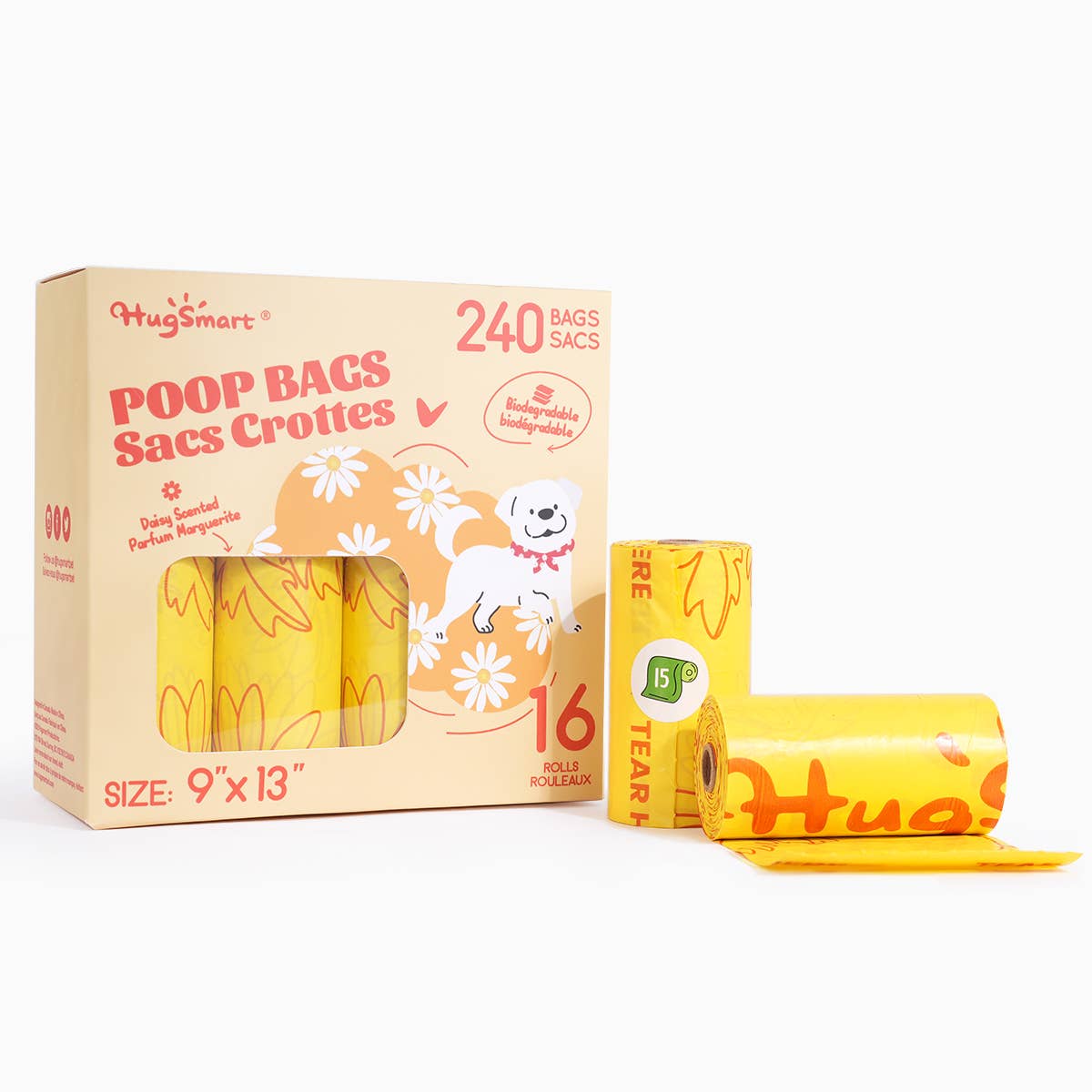 Poop  Bag  | Daisy Poop Bags 16pack