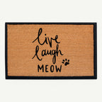 live laugh meow convertible entrance doormat