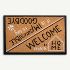 hello, goodbye convertible entrance doormat