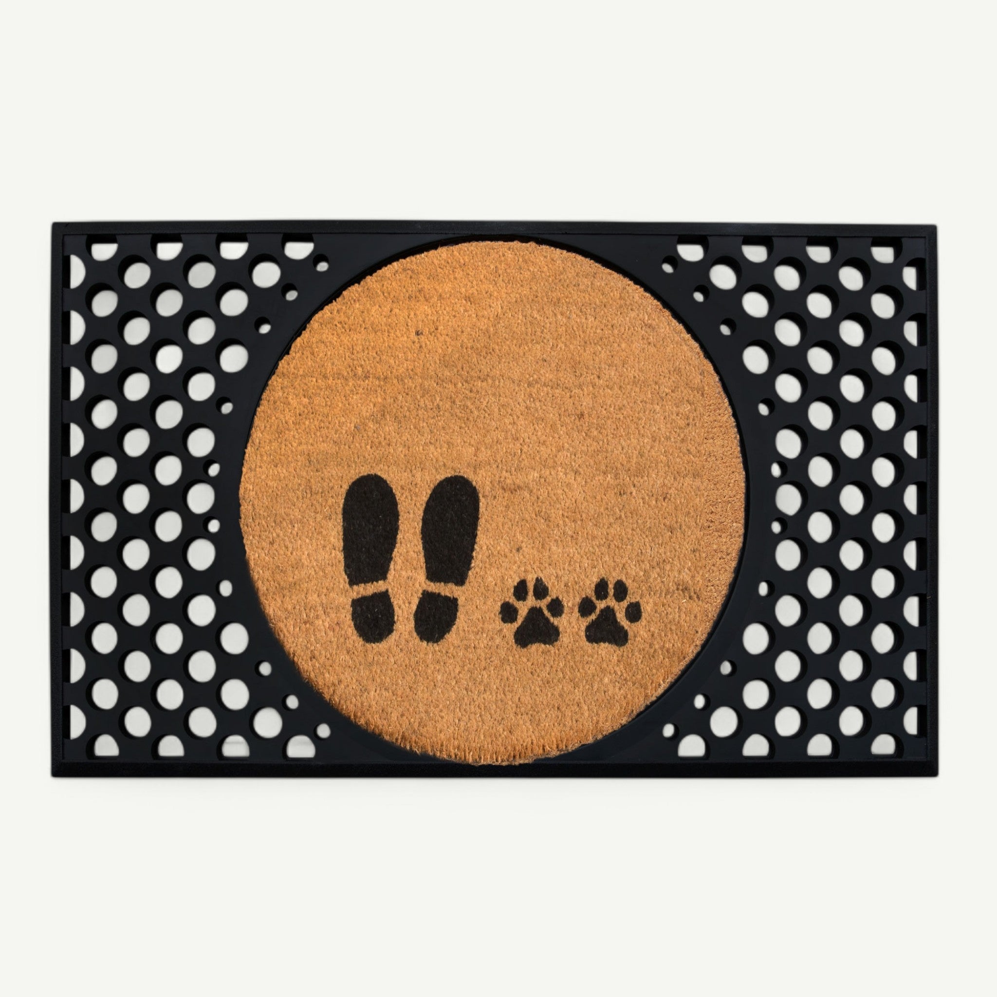 foot + paw convertible entrance doormat