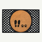 foot + paw convertible entrance doormat
