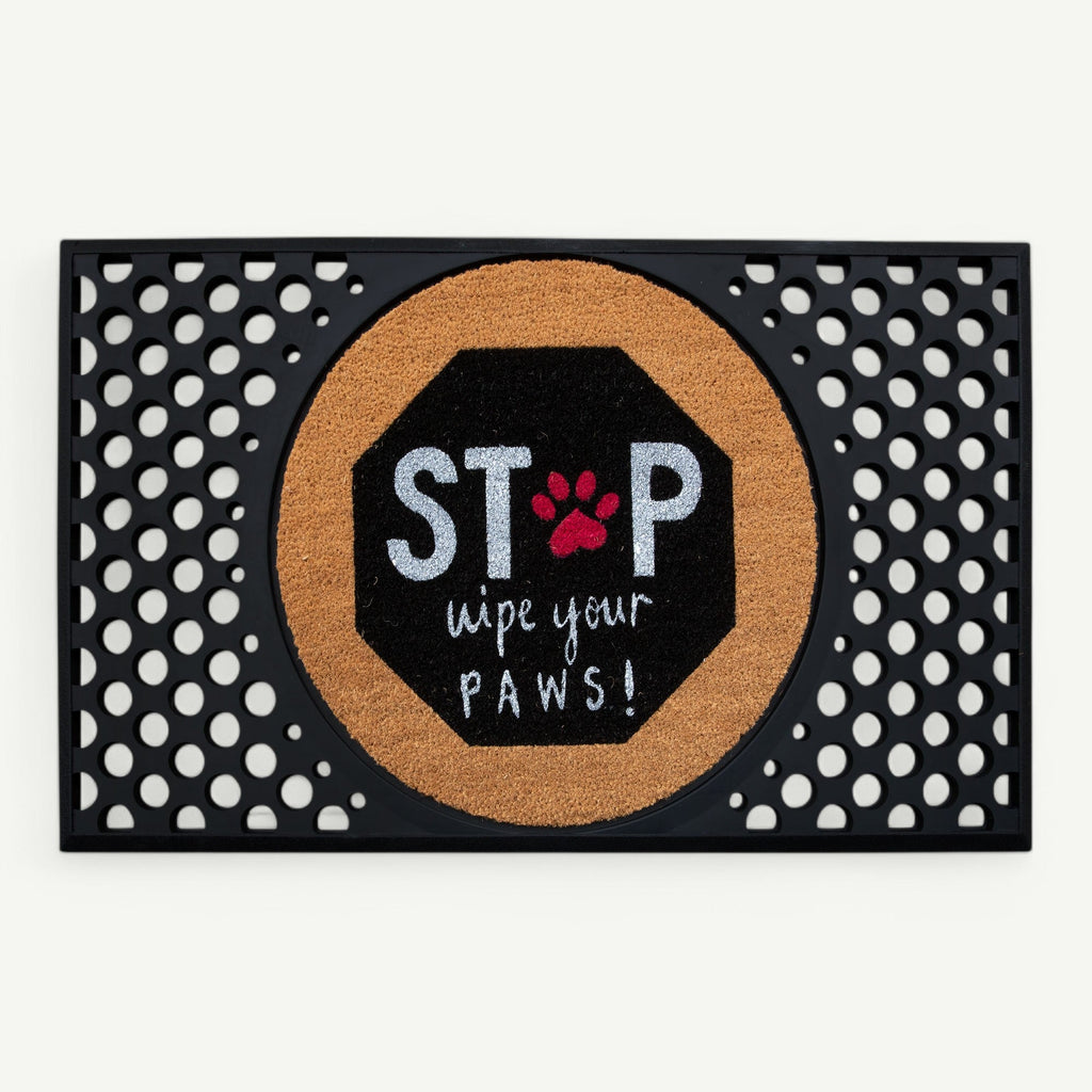 wipe your paws! convertible entrance doormat