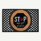 wipe your paws! convertible entrance doormat