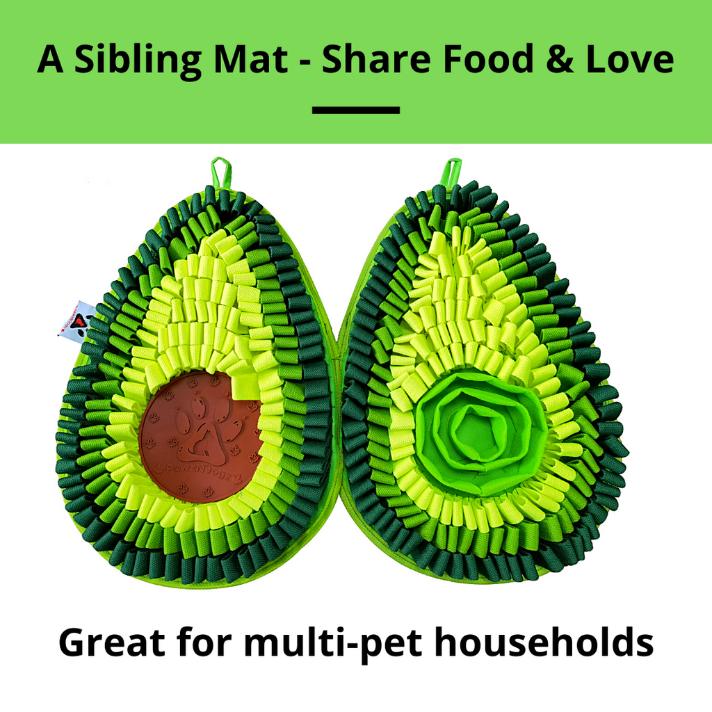 PawzNDogz Delicious Avocado™ AntiBite Snuffle Mat