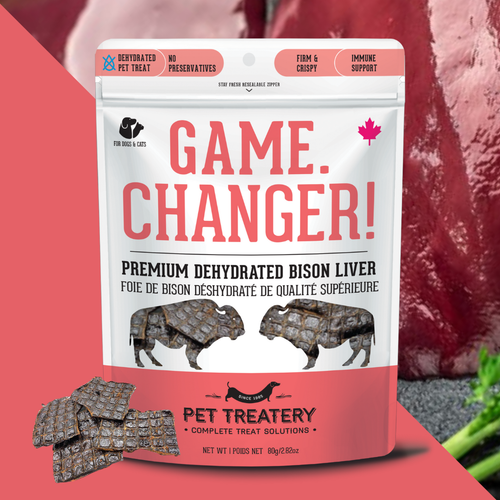 Bison Liver Dehydrated Pet Treats – High Protein & Omega-3