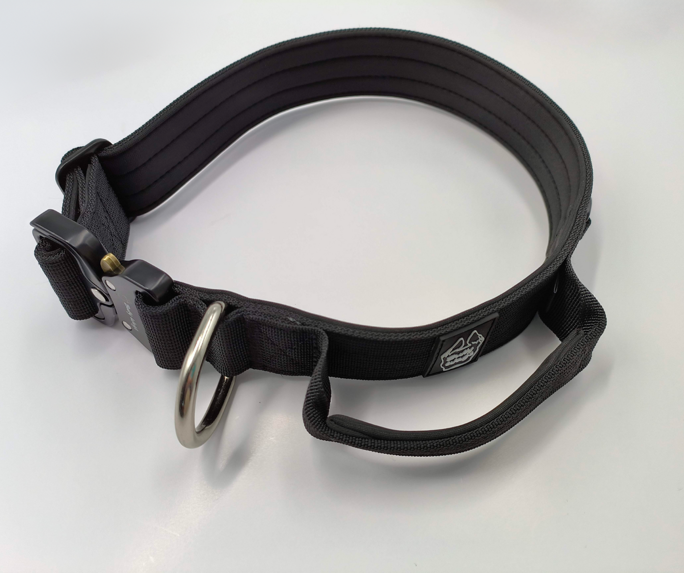 1.5" Tactical Collar with Handle - Black