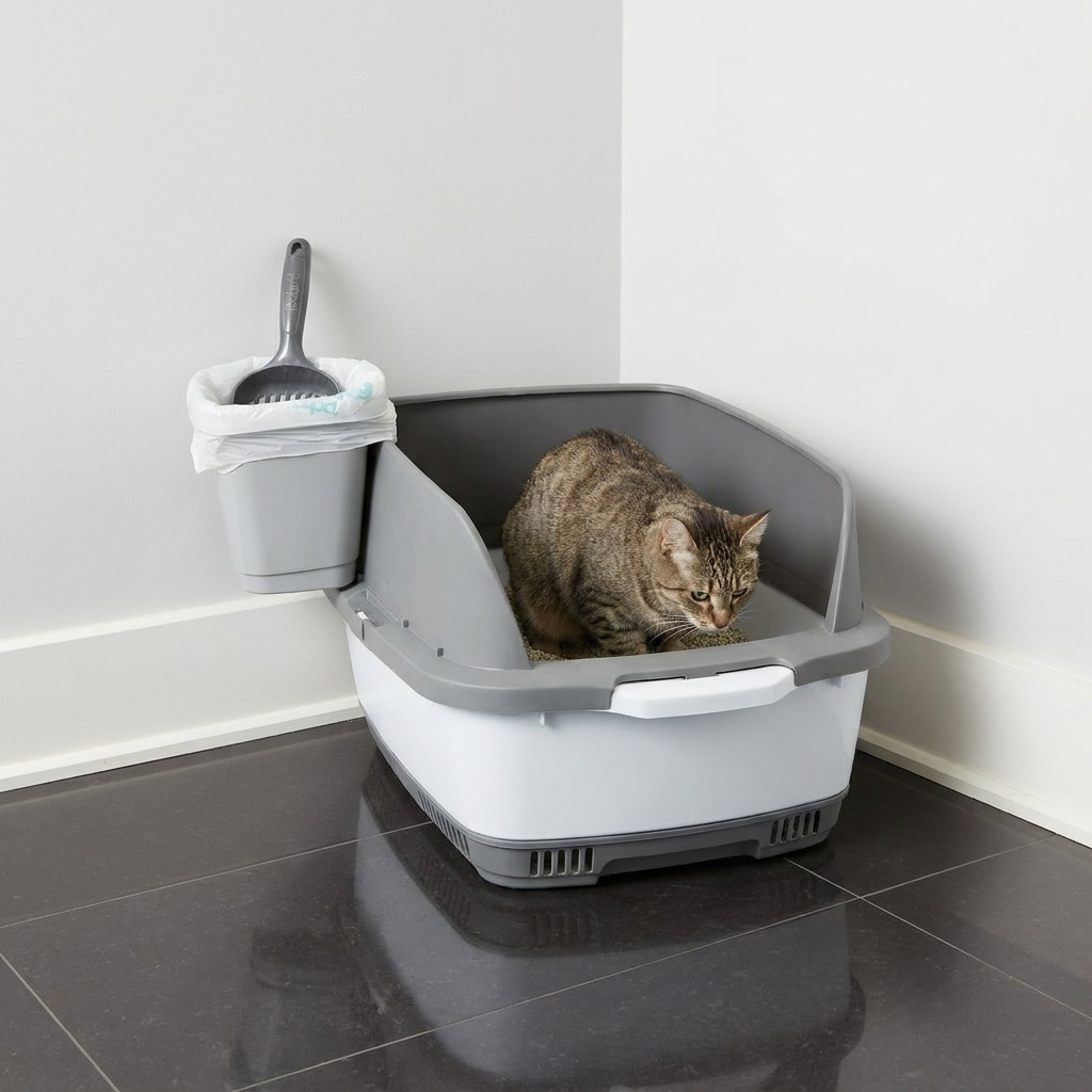 Cateco Odour-Eliminating Litter Box – Complete Starter Kit