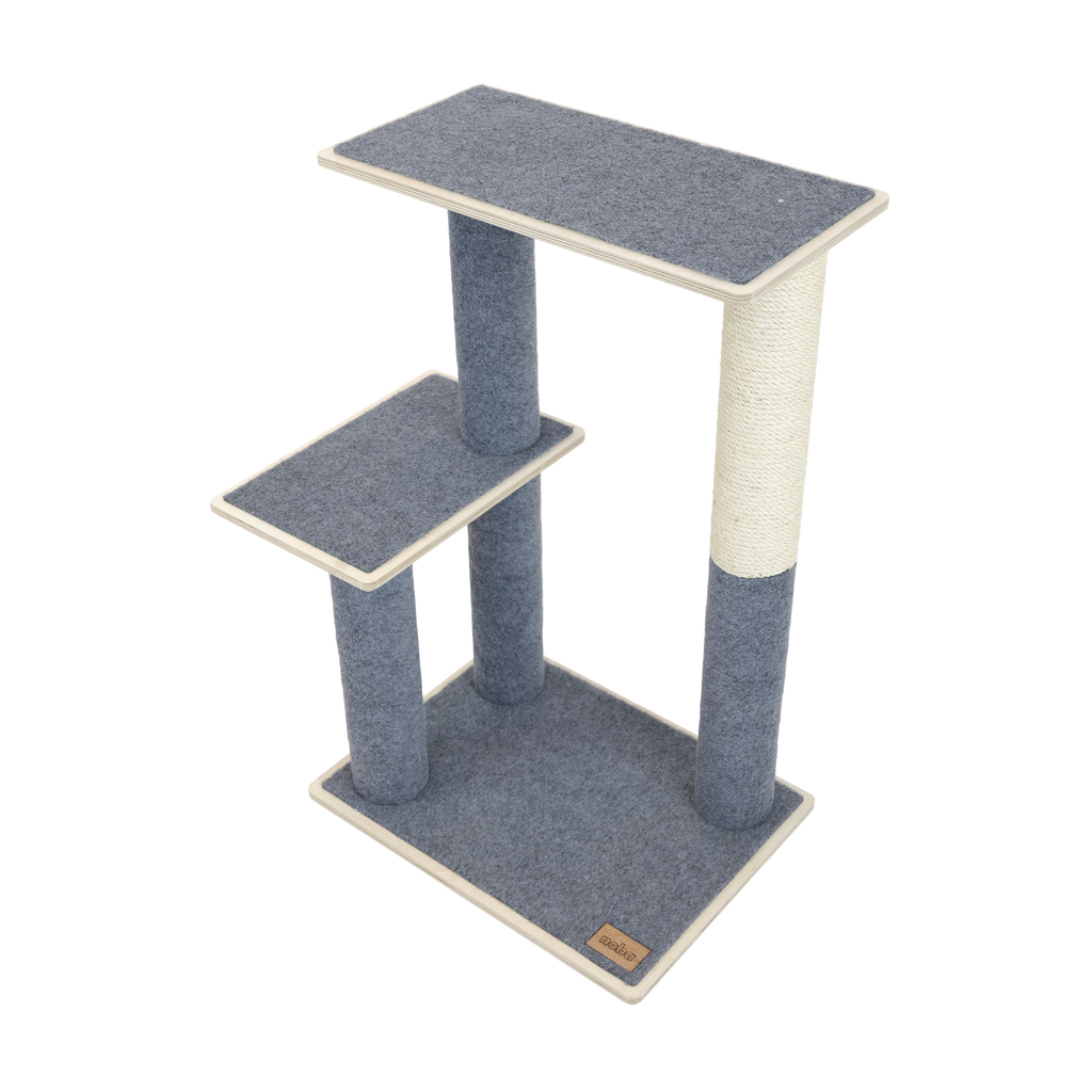 Noba Modern Plywood 2-Level Cat Tree