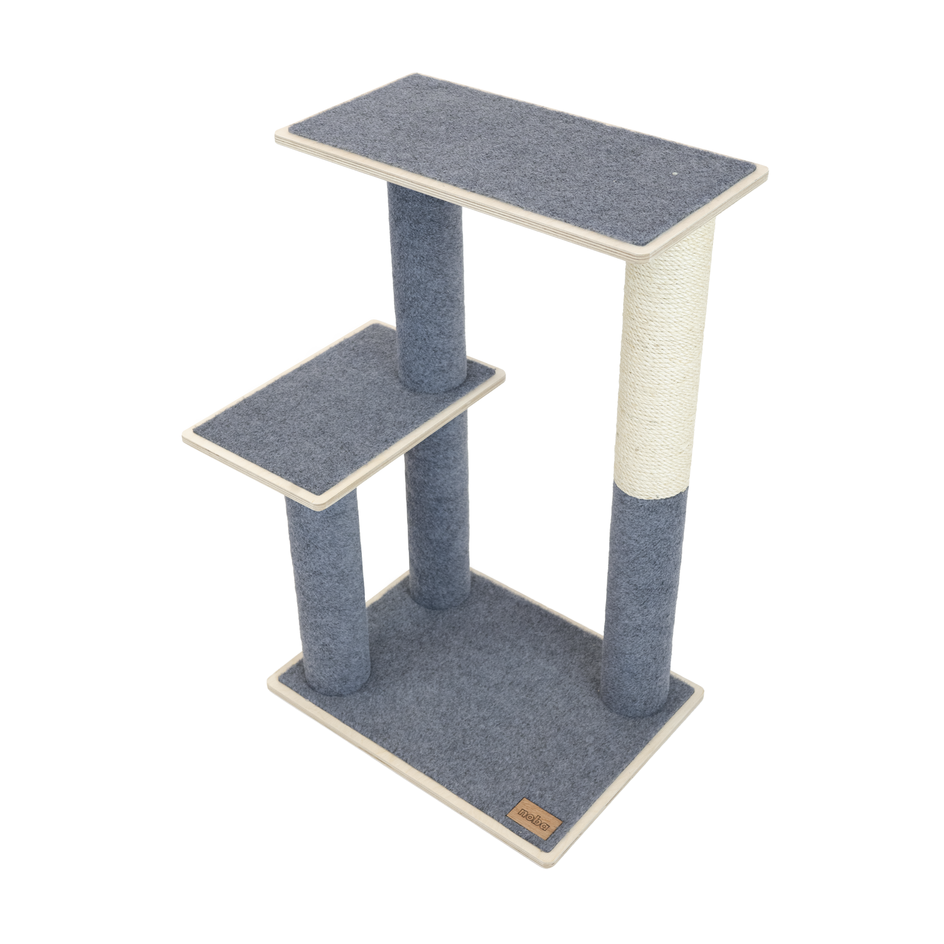 Noba Modern Plywood 2-Level Cat Tree