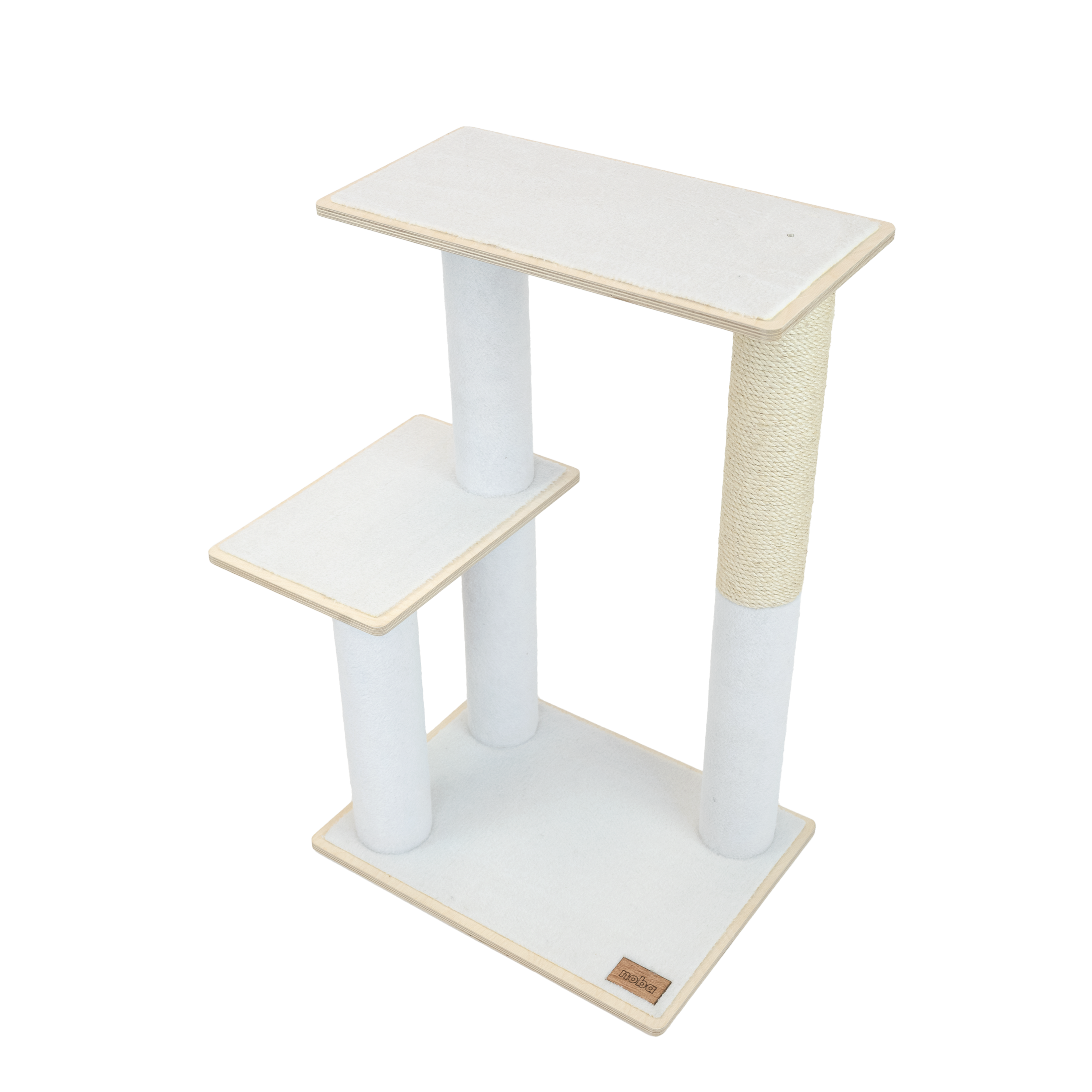 Noba Modern Plywood 2-Level Cat Tree