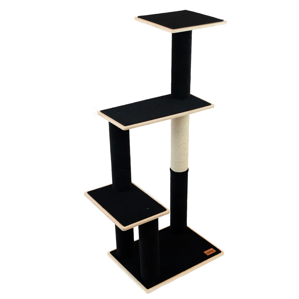 Noba Modern Plywood 3-Level Cat Tree