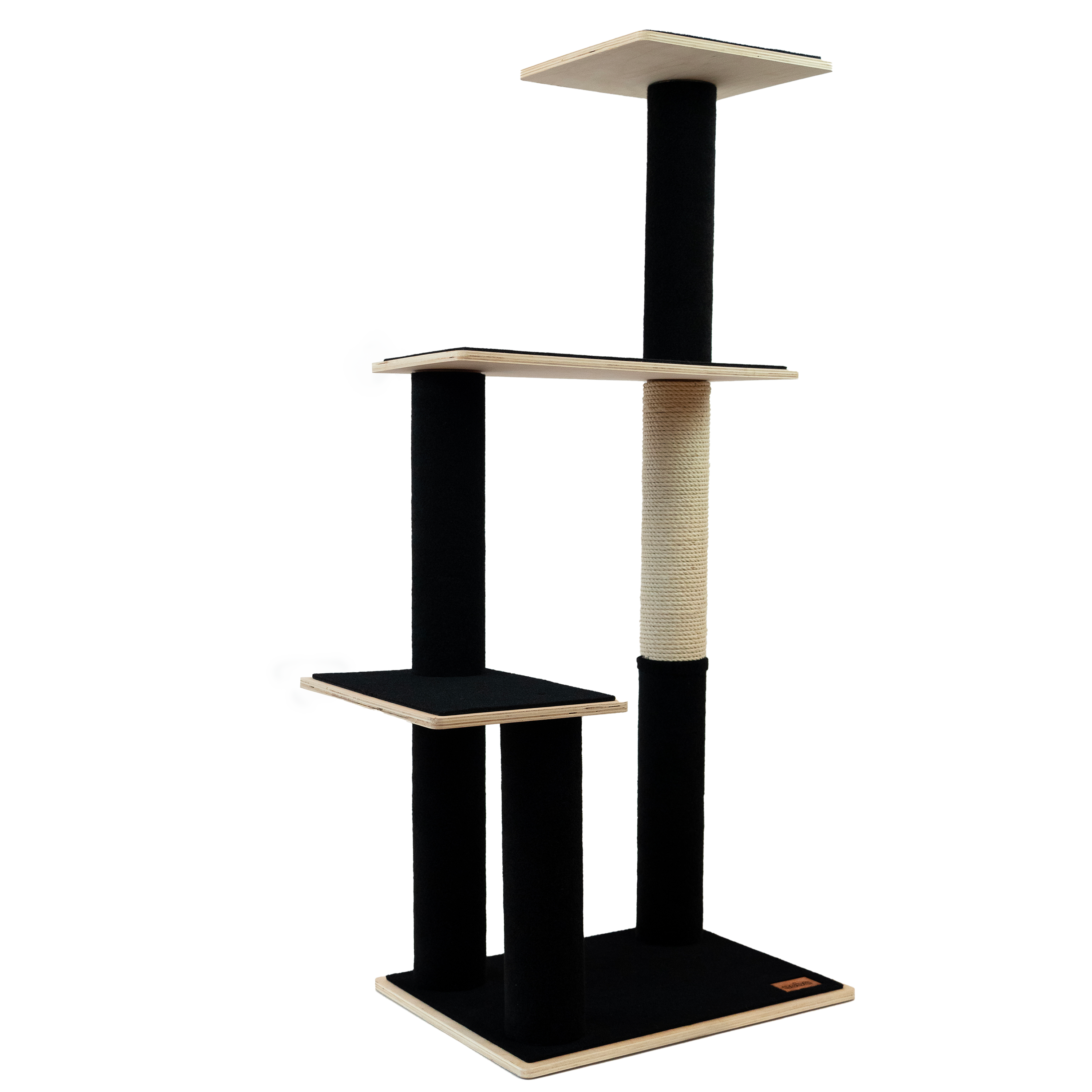 Noba Modern Plywood 3-Level Cat Tree
