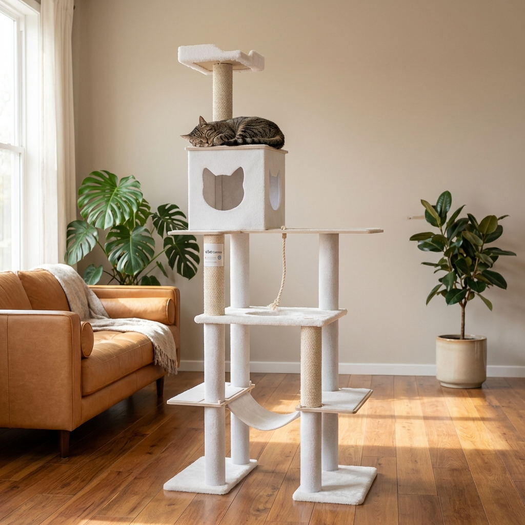 Noba Supreme 81" Tower - 5-Level Cat Tree