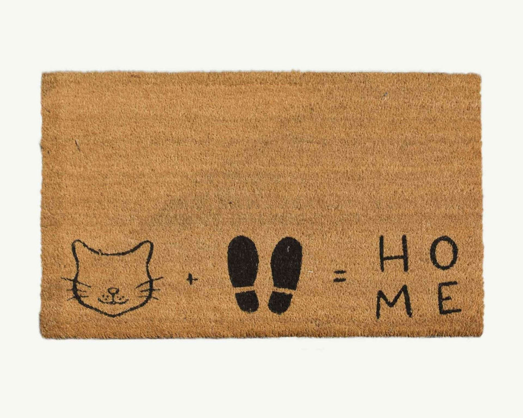 cat + feet = home convertible entrance doormat