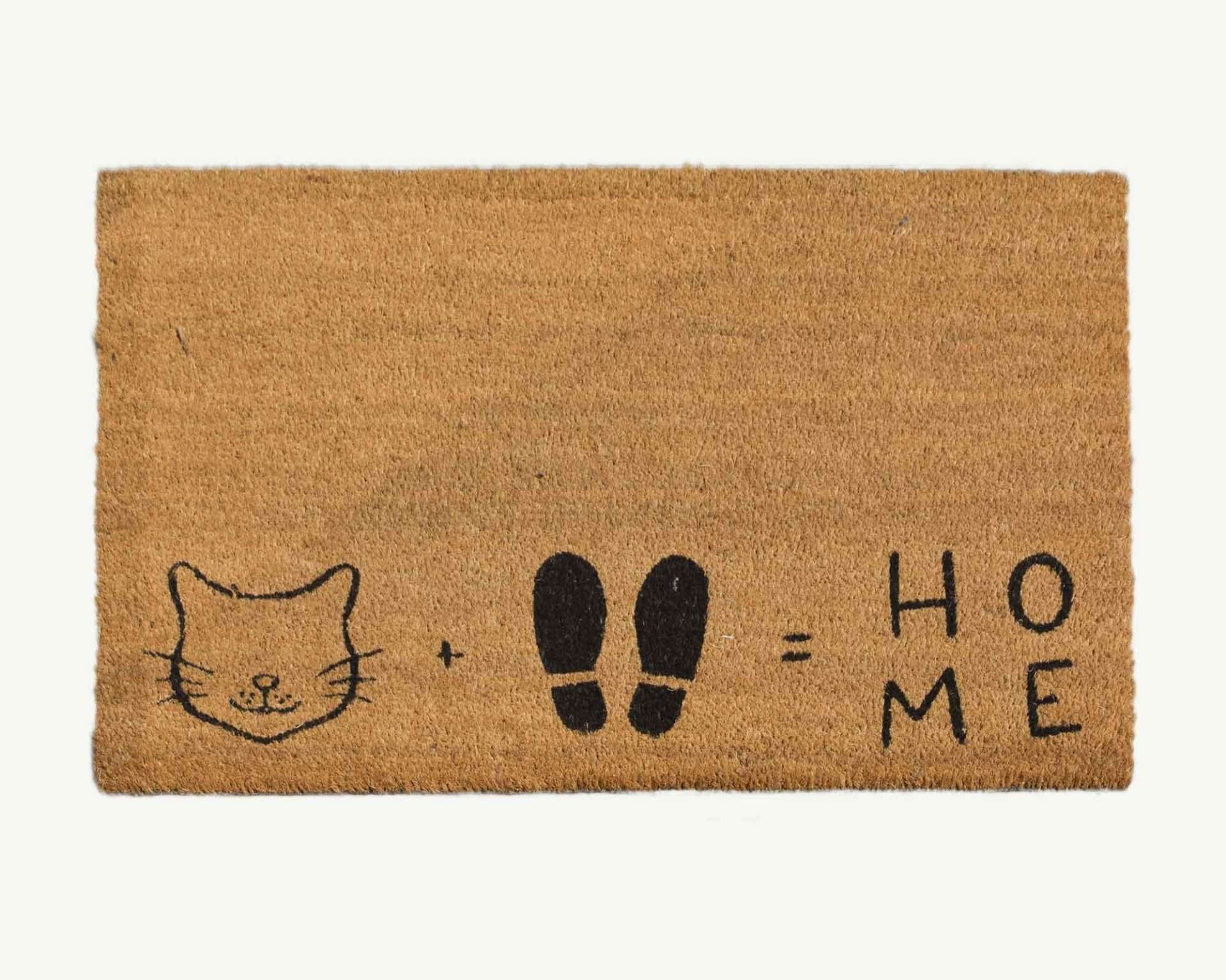 cat + feet = home convertible entrance doormat