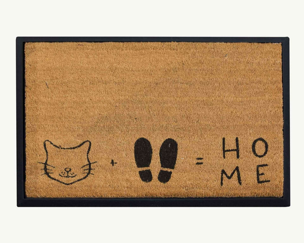 cat + feet = home convertible entrance doormat