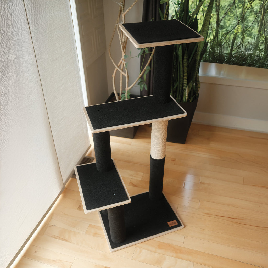 Noba Modern Plywood 3-Level Cat Tree