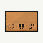 cat + feet = home convertible entrance doormat