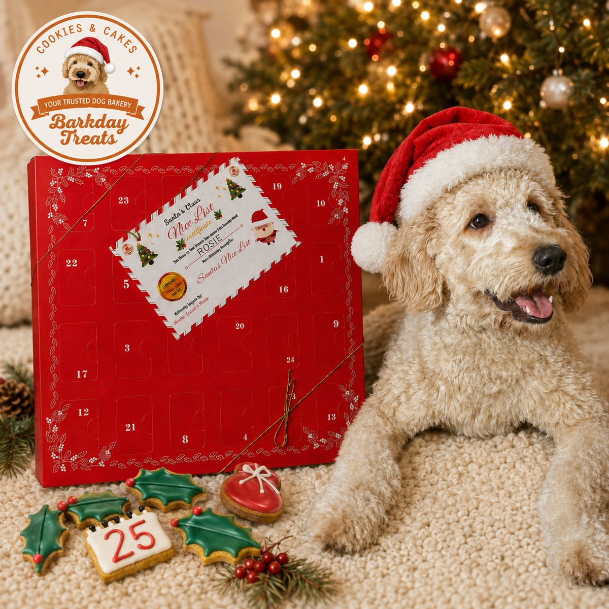 PRE-ORDER: Barkday Treats 2026 Dog Advent Calendar