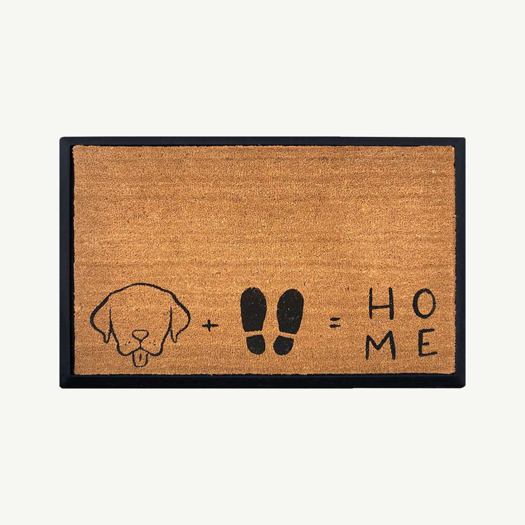 dog + feet = home convertible entrance doormat
