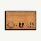 dog + feet = home convertible entrance doormat
