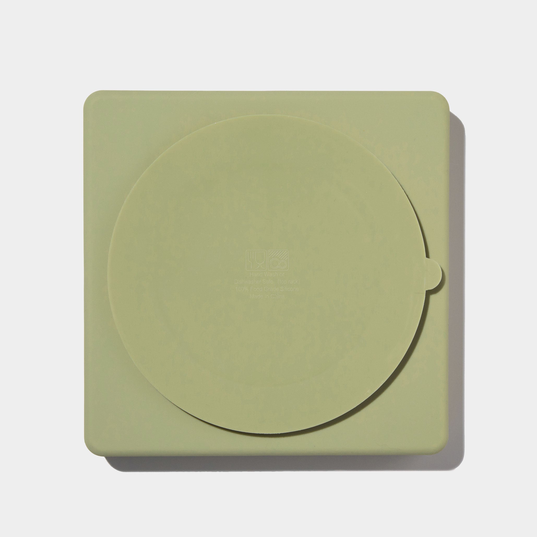 3-in-1 parquet slow feeder bowl - olive