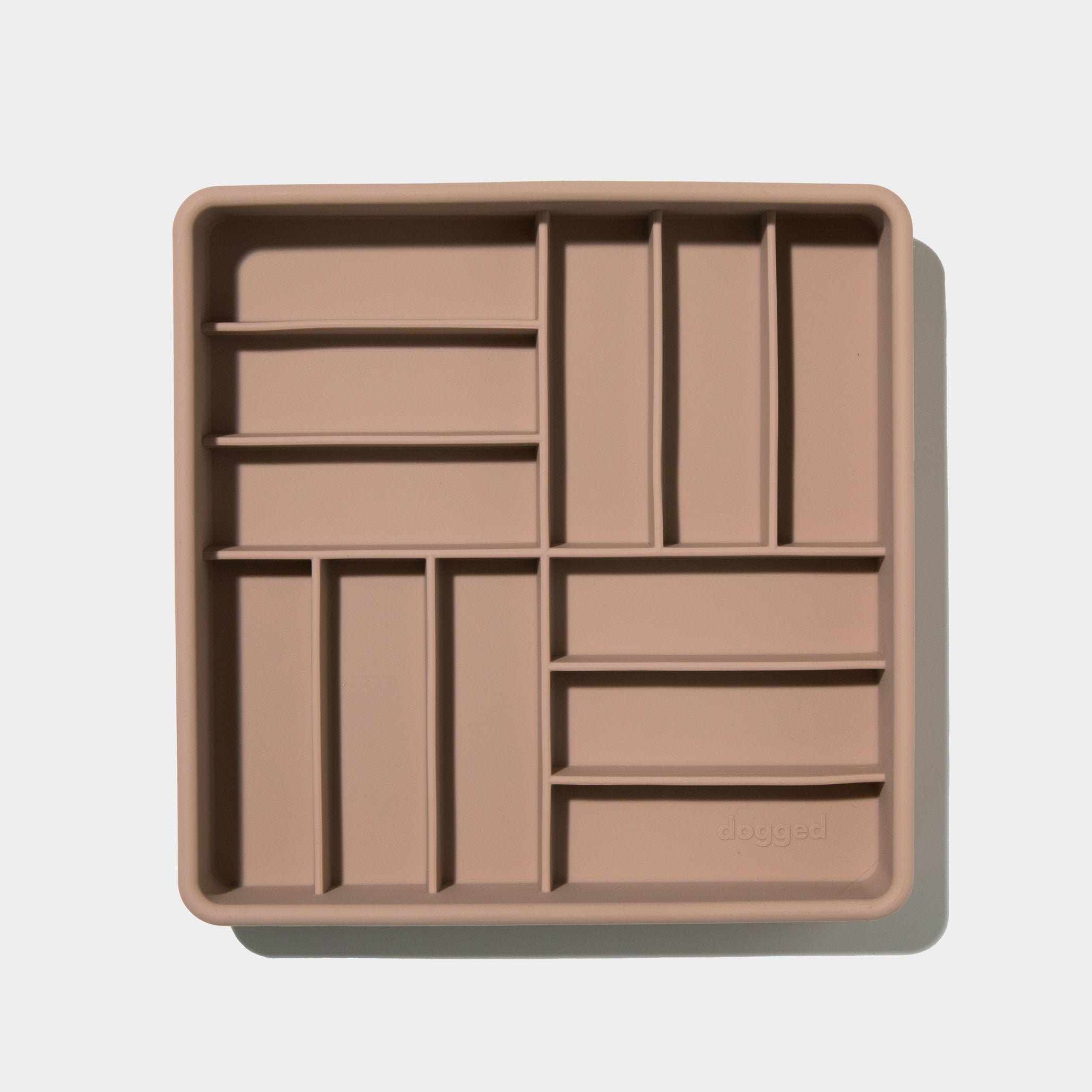 3-in-1 parquet slow feeder bowl - fig