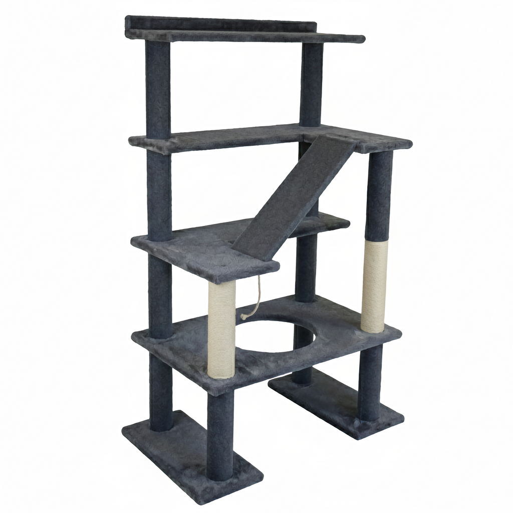 Maine Coon 65" 5-Level Cat Tower – 4 Colours